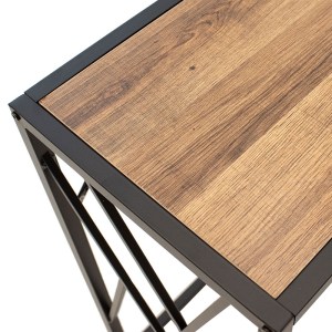 pak-066-000015-3 ΚΟΝΣΟΛΑ IVY PAKOWORLD ΧΡΩΜΑ ΚΑΡΥΔΙ-ΜΑΥΡΟ 120X35X75ΕΚ