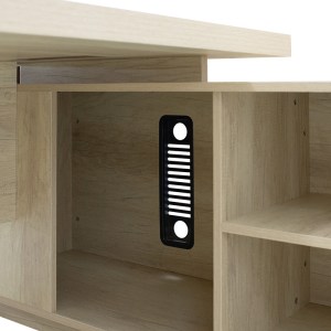 pak-069-000017-6 ΓΡΑΦΕΙΟ ΕΡΓΑΣΙΑΣ ΕΠΑΓΓΕΛΜΑΤΙΚΟ MINIMAL ΔΕΞΙΑ ΓΩΝΙΑ ΦΥΣΙΚΟ 200X170X75ΕΚ