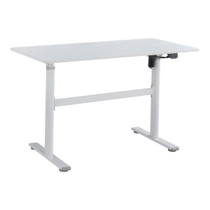 pak-069-000063 ΓΡΑΦΕΙΟ ΕΡΓΑΣΙΑΣ ΜΕ ΡΥΘΜΙΖΟΜΕΝΟ ΥΨΟΣ KARLA PAKOWORLD ΛΕΥΚΟ 120X60X72/115ΕΚ