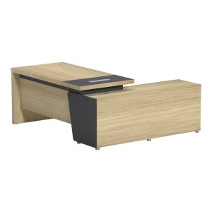 pak-069-000118-1 ΓΡΑΦΕΙΟ ΕΠΑΓΓΕΛΜΑΤΙΚΟ LOTUS PAKOWORLD ΑΡΙΣΤΕΡΗ ΣΕ ΦΥΣΙΚΗ-ΑΝΘΡΑΚΙ ΑΠΟΧΡΩΣΗ 180X180X75ΕΚ