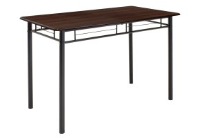 pak-072-000002-2 TΡΑΠΕΖΑΡΙΑ ROZA ΣΕΤ 5ΤΜΧ ΧΡΩΜΑ ΣΚΟΥΡΟ ΚΑΡΥΔΙ - ΠΟΔΙΑ ΜΑΥΡΟ ΜΑΤ 120X70X75ΕΚ