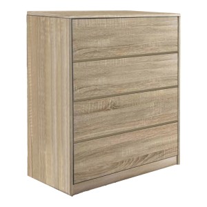 pak-072-000113 ΣΥΡΤΑΡΙΕΡΑ KUANGER PAKOWORLD MDF ΣΕ ΦΥΣΙΚΗ ΑΠΟΧΡΩΣΗ 80X40X80ΕΚ