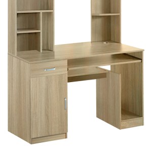 pak-072-000121-3 ΓΡΑΦΕΙΟ ΥΠΟΛΟΓΙΣΤΗ ΜΕ ΒΙΒΛΙΟΘΗΚΗ NOVELTY PAKOWORLD ΣΕ ΑΠΟΧΡΩΣΗ SONOMA 120X55X182ΕΚ