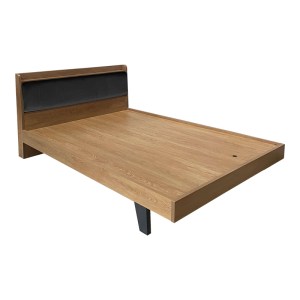 pak-072-000142-2 ΚΡΕΒΑΤΙ FRANKLY PAKOWORLD MDF-PU ΣΕ ΚΑΡΥΔΙ-ΜΑΥΡΟ ΑΠΟΧΡΩΣΗ 150X200ΕΚ