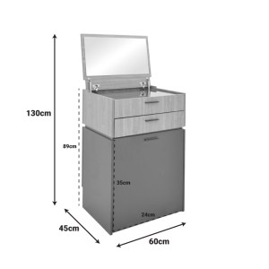 pak-072-000155-9 ΤΟΥΑΛΕΤΑ ΚΡΕΒΑΤΟΚΑΜΑΡΑΣ SONLEN PAKOWORLD ΣΕ ΚΑΡΥΔΙ-ΚΡΕΜ ΑΠΟΧΡΩΣΗ 60X45X130ΕΚ