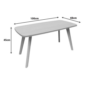 pak-072-000168-3 ΤΡΑΠΕΖΙ ΣΑΛΟΝΙΟΥ KOMELA MDF ΣΕ ΦΥΣΙΚΗ ΑΠΟΧΡΩΣΗ 100X48X45CM