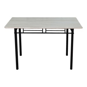 pak-072-000185-4 ΤΡΑΠΕΖΑΡΙΑ ROZA PAKOWORLD ΣΕΤ 5ΤΜΧ MDF SONOMA ΜΕ ΜΕΤΑΛΛΙΚΟ ΜΑΥΡΟ ΠΟΔΙ 110X60X75ΕΚ