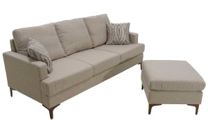 pak-074-000001-3 ΓΩΝΙΑΚΟΣ ΚΑΝΑΠΕΣ ΜΕ ΣΚΑΜΠΟ SLIM PAKOWORLD ΥΦΑΣΜΑΤΙΝΟΣ ΧΡΩΜΑ ΜΠΕΖ ΜΕ ΜΑΞΙΛΑΡΙΑ 185X140X70ΕΚ