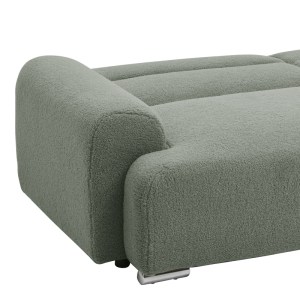 pak-074-000054-3 KΑΝΑΠΕΣ-ΚΡΕΒΑΤΙ ΤΡΙΘΕΣΙΟΣ HARMONIOUS PAKOWORLD ΜΠΟΥΚΛΕ ΛΑΔΙ 223.5X92X81ΕΚ