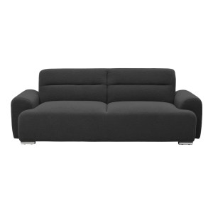 pak-074-000075-1 KΑΝΑΠΕΣ-ΚΡΕΒΑΤΙ ΤΡΙΘΕΣΙΟΣ HARMONIOUS PAKOWORLD ΑΝΘΡΑΚΙ ΜΠΟΥΚΛΕ ΥΦΑΣΜΑ 223.5X92X81ΕΚ