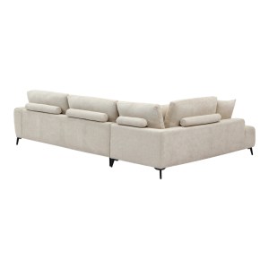 pak-074-000081-2 ΓΩΝΙΑΚΟΣ ΚΑΝΑΠΕΣ VENETO PAKOWORLD ΔΕΞΙΑ ΓΩΝΙΑ ΥΦΑΣΜΑ ΜΠΕΖ 298X208X85ΕΚ