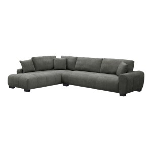 pak-074-000087-1 ΓΩΝΙΑΚΟΣ ΚΑΝΑΠΕΣ VANETO PAKOWORLD ΔΕΞΙΑ ΓΩΝΙΑ ΑΝΘΡΑΚΙ ΥΦΑΣΜΑ 298X208X85ΕΚ