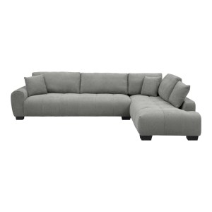 pak-074-000092-2 ΓΩΝΙΑΚΟΣ ΚΑΝΑΠΕΣ VANETO PAKOWORLD ΑΡΙΣΤΕΡΗ ΓΩΝΙΑ ΓΚΡΙ ΥΦΑΣΜΑ 298X208X85ΕΚ