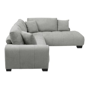 pak-074-000092-3 ΓΩΝΙΑΚΟΣ ΚΑΝΑΠΕΣ VANETO PAKOWORLD ΑΡΙΣΤΕΡΗ ΓΩΝΙΑ ΓΚΡΙ ΥΦΑΣΜΑ 298X208X85ΕΚ