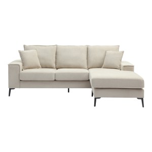 pak-074-000093-4 ΓΩΝΙΑΚΟΣ ΚΑΝΑΠΕΣ RAVELMA PAKOWORLD ΑΝΑΣΤΡΕΨΙΜΟΣ ΜΠΕΖ ΥΦΑΣΜΑ 241X168X87ΕΚ