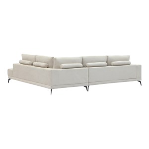 pak-074-000105-5 ΓΩΝΙΑΚΟΣ ΚΑΝΑΠΕΣ SELIO PAKOWORLD ΑΡΙΣΤΕΡΗ ΓΩΝΙΑ ΜΠΕΖ ΥΦΑΣΜΑ 300X240X100ΕΚ