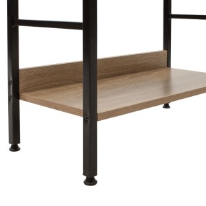 pak-085-000002-3 ΒΙΒΛΙΟΘΗΚΗ- ΡΑΦΙΕΡΑ RAMON PAKOWORLD ΦΥΣΙΚΟ-ΜΑΥΡΟ 60X28X125,5ΕΚ