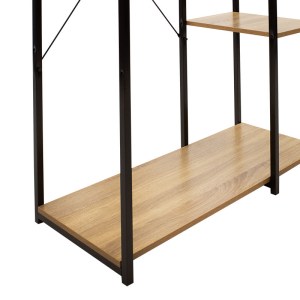 pak-085-000008-3 ΕΠΙΠΛΟ ΕΙΣΟΔΟΥ-ΝΤΟΥΛΑΠΑ RAMON PAKOWORLD ΧΡΩΜΑ ΦΥΣΙΚΟ - ΜΑΥΡΟ 90,5X41X167ΕΚ