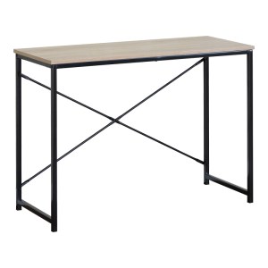 pak-085-000025 ΓΡΑΦΕΙΟ ΕΡΓΑΣΙΑΣ BAILON PAKOWORLD ΣΕ OAK ΑΠΟΧΡΩΣΗ ΜΕ ΜΑΥΡΟ ΜΕΤΑΛΛΟ 100X40X70ΕΚ