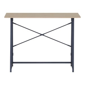 pak-085-000033-1 ΓΡΑΦΕΙΟ ΕΡΓΑΣΙΑΣ SIKLO PAKOWORLD ΠΤΥΣΣΟΜΕΝΟ OAK- ΜΑΥΡΟ ΜΕΤΑΛΛΟ 100X46X75.5ΕΚ