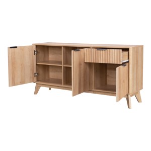 pak-086-000020-3 ΜΠΟΥΦΕΣ HAMEA PAKOWORLD MDF ΣΕ ΦΥΣΙΚΗ ΑΠΟΧΡΩΣΗ 150X39,5X73ΕΚ