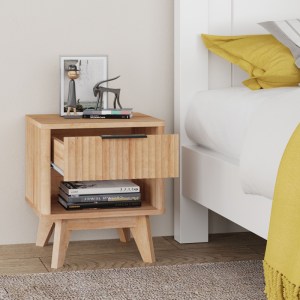 pak-086-000024-2 ΚΟΜΟΔΙΝΟ HAMEA PAKOWORLD MDF ΣΕ ΦΥΣΙΚΗ ΑΠΟΧΡΩΣΗ 45X39.5X50.2ΕΚ