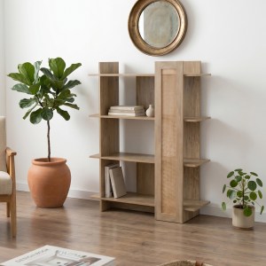 pak-086-000026 ΒΙΒΛΙΟΘΗΚΗ OSLO PAKOWORLD SONOMA 75X32X95ΕΚ