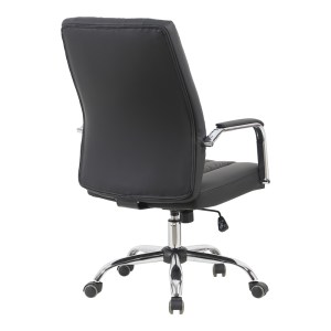 pak-090-000020-1 ΚΑΡΕΚΛΑ ΓΡΑΦΕΙΟΥ ΔΙΕΥΘΥΝΤΗ MIDO PAKOWORLD PU ΜΑΥΡΟ 58X71X100-106ΕΚ