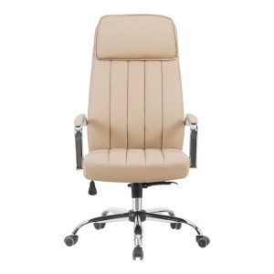 pak-090-000023-4 ΚΑΡΕΚΛΑ ΓΡΑΦΕΙΟΥ ΔΙΕΥΘΥΝΤΗ MORALES PAKOWORLD PU CAPPUCCINO 60X70X118-124ΕΚ