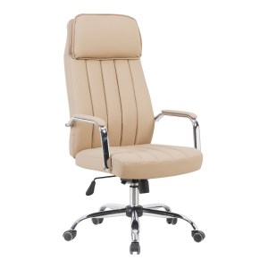 pak-090-000023 ΚΑΡΕΚΛΑ ΓΡΑΦΕΙΟΥ ΔΙΕΥΘΥΝΤΗ MORALES PAKOWORLD PU CAPPUCCINO 60X70X118-124ΕΚ