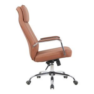 pak-090-000027-2 ΚΑΡΕΚΛΑ ΓΡΑΦΕΙΟΥ ΔΙΕΥΘΥΝΤΗ MORALES PAKOWORLD PU ΚΑΦΕ 60X70X118-124ΕΚ