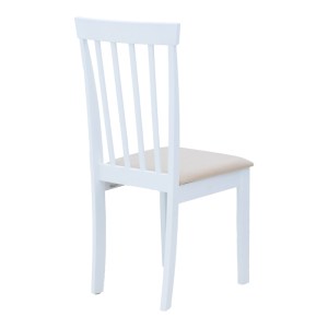pak-091-000011-1 ΚΑΡΕΚΛΑ HOUSTON PAKOWORLD RUBBERWOOD ΣΕ ΛΕΥΚΗ ΑΠΟΧΡΩΣΗ 40X49X94ΕΚ