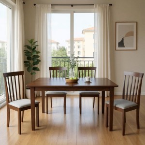 pak-091-000018 TΡΑΠΕΖΑΡΙΑ ΕΠΕΚΤΕΙΝΟΜΕΝΗ MABOR-HOUSTON PAKOWORLD ΞΥΛΟ ΣΕ ΚΑΡΥΔΙ ΑΠΟΧΡΩΣΗ 120-150X80X73,8ΕΚ