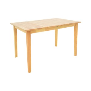 pak-091-000024 TΡΑΠΕΖΙ ΕΠΕΚΤΕΙΝΟΜΕΝΟ COUNTRY PAKOWORLD RUBBERWOOD ΣΕ ΦΥΣΙΚΗ ΑΠΟΧΡΩΣΗ 120-150X80X74ΕΚ