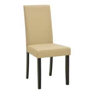 pak-091-000028 ΚΑΡΕΚΛΑ ZEBEN PAKOWORLD ΕΚΡΟΥ PU ΜΕ ΠΟΔΙ ΜΑΥΡΟ RUBBERWOOD 43,5X55,5X93,5ΕΚ