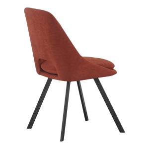 pak-093-000039-1 ΚΑΡΕΚΛΑ INITIATE PAKOWORLD TERRACOTTA ΥΦΑΣΜΑ-ΠΟΔΙ ΜΑΥΡΟ ΜΕΤΑΛΛΟ 48X57X85ΕΚ