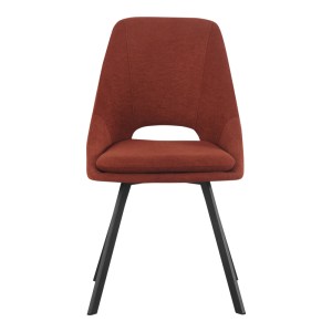 pak-093-000039-3 ΚΑΡΕΚΛΑ INITIATE PAKOWORLD TERRACOTTA ΥΦΑΣΜΑ-ΠΟΔΙ ΜΑΥΡΟ ΜΕΤΑΛΛΟ 48X57X85ΕΚ