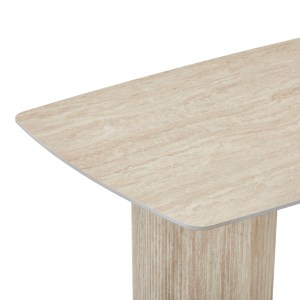 pak-096-000054-4 ΤΡΑΠΕΖΙ LOOSIR PAKOWORLD MDF-SANDSTONE ΣΕ ΟΨΗ ΤΡΑΒΕΡΤΙΝΑΣ 180X90X74ΕΚ
