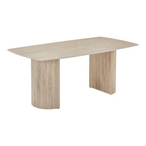 pak-096-000054 ΤΡΑΠΕΖΙ LOOSIR PAKOWORLD MDF-SANDSTONE ΣΕ ΟΨΗ ΤΡΑΒΕΡΤΙΝΑΣ 180X90X74ΕΚ