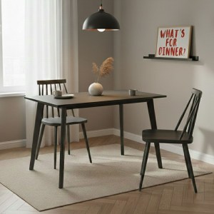 pak-097-000004-1 ΤΡΑΠΕΖΙ BENSON PAKOWORLD MDF ΣΕ RUSTIC GREY ΑΠΟΧΡΩΣΗ 120X75X75ΕΚ