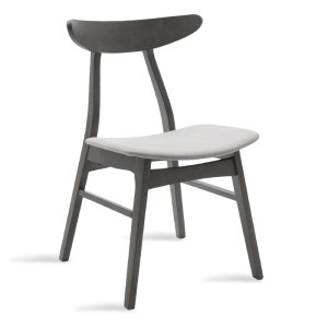 pak-097-000008 ΚΑΡΕΚΛΑ ORLEAN PAKOWORLD ΓΚΡΙ ΥΦΑΣΜΑ-RUBBERWOOD ΑΝΘΡΑΚΙ ΠΟΔΙ