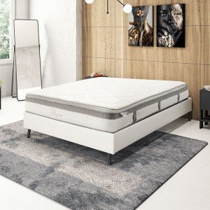 pak-100-000007-1 ΣΤΡΩΜΑ UTOPIA PAKOWORLD POCKET SPRING ΜΕ ΑΝΩΣΤΡΩΜΑ 30-32CM 150X200ΕΚ