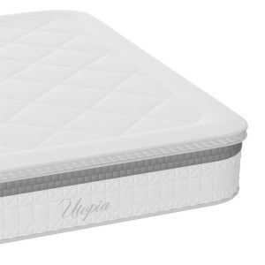 pak-100-000008-2 ΣΤΡΩΜΑ UTOPIA PAKOWORLD POCKET SPRING ΜΕ ΑΝΩΣΤΡΩΜΑ 30-32CM 160X200ΕΚ