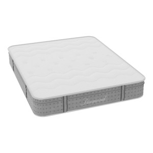 pak-100-000009-3 ΣΤΡΩΜΑ DIAMOND PAKOWORLD POCKET SPRING+GEL MEMORY FOAM 25-27CM 150X200ΕΚ