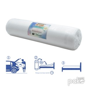 pak-100-000016-6 ΣΤΡΩΜΑ NEMESIS PAKOWORLD POCKET SPRING ROLL PACK ΔΙΠΛΗΣ ΟΨΗΣ ALOE VERA 20-22CM 150X200ΕΚ