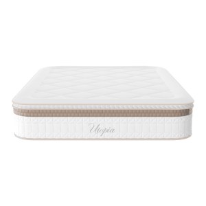 pak-100-000026-3 ΣΤΡΩΜΑ UTOPIA PAKOWORLD POCKET SPRING ΜΕ ΑΝΩΣΤΡΩΜΑ ALOE VERA 30-32CM 140X200ΕΚ