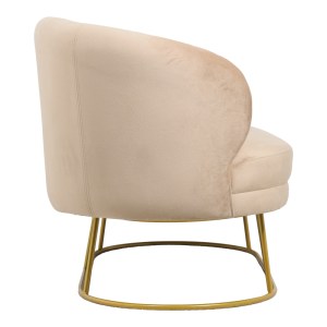 pak-110-000056-1 ΚΑΝΑΠΕΣ ΔΙΘΕΣΙΟΣ RONY PAKOWORLD ΒΕΛΟΥΔΟ ΜΠΕΖ-ΠΟΔΙ ΧΡΥΣΟ ΜΕΤΑΛΛΟ 135X75X85ΕΚ