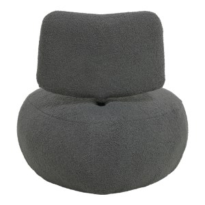 pak-110-000126-3 ΠΟΛΥΘΡΟΝΑ STONIE PAKOWORLD ΜΠΟΥΚΛΕ ΥΦΑΣΜΑ ΑΝΘΡΑΚΙ 67X73X67ΕΚ