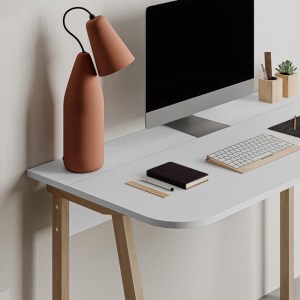 pak-119-001249-2 ΓΡΑΦΕΙΟ MALIA PAKOWORLD ΣΕ ΛΕΥΚΗ-ΦΥΣΙΚΗ ΑΠΟΧΡΩΣΗ 120X60.5X75ΕΚ