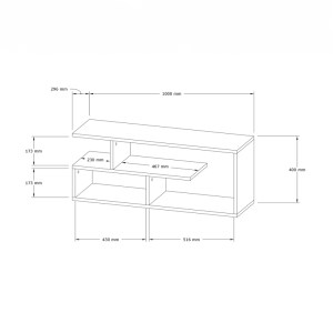 pak-120-000411-3 ΕΠΙΠΛΟ ΤΗΛΕΟΡΑΣΗΣ WALDO PAKOWORLD ΦΥΣΙΚΟ ΜΕΛΑΜΙΝΗΣ 100X29,5X40ΕΚ